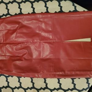 Lulu's faux leather pencil skirt Vegan SMALL